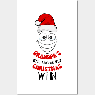 Grandpa's Christmas Grin Posters and Art